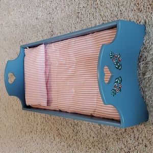 Kirsten's American girl bed and bedding